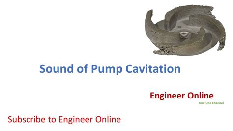 centrifugal pump high pitched noise|noise in a pump.